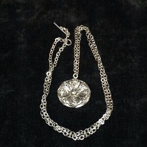 LOIS HILL 32” 925 Silver necklace with Pendant